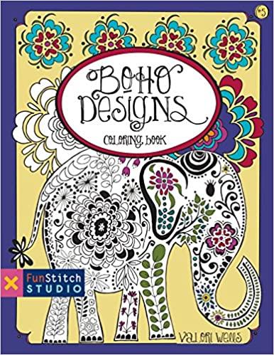 Boho Designs Coloring Book