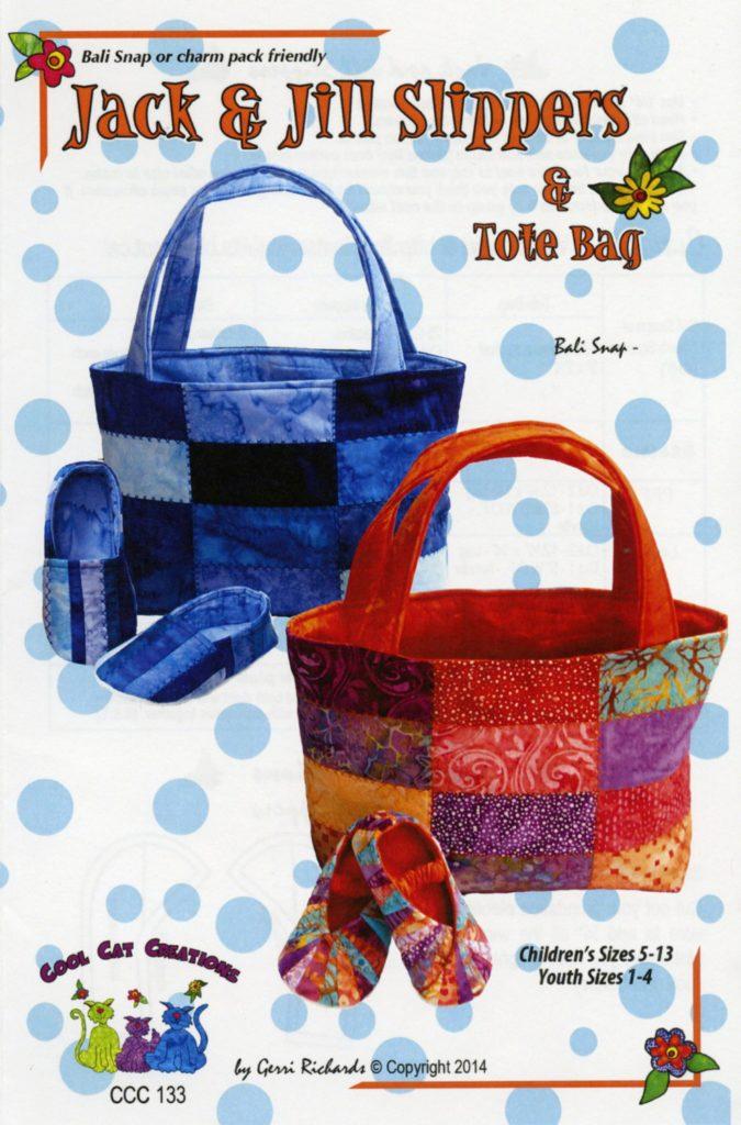 Jack & Jill Slippers & Tote Bag Pattern