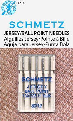 Schmetz Jersey/Ballpoint 5-pk Size 80/12