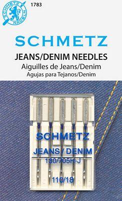 Schmetz Jeans/Denim 5-pk Size 110/18