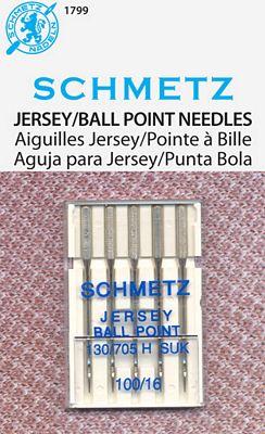 Schmetz Jersey/Ballpoint 5-pk Size 100/16