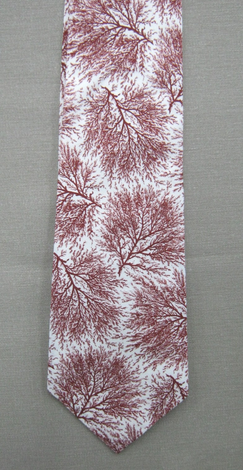 Tie - Red Branches Reproduction Print