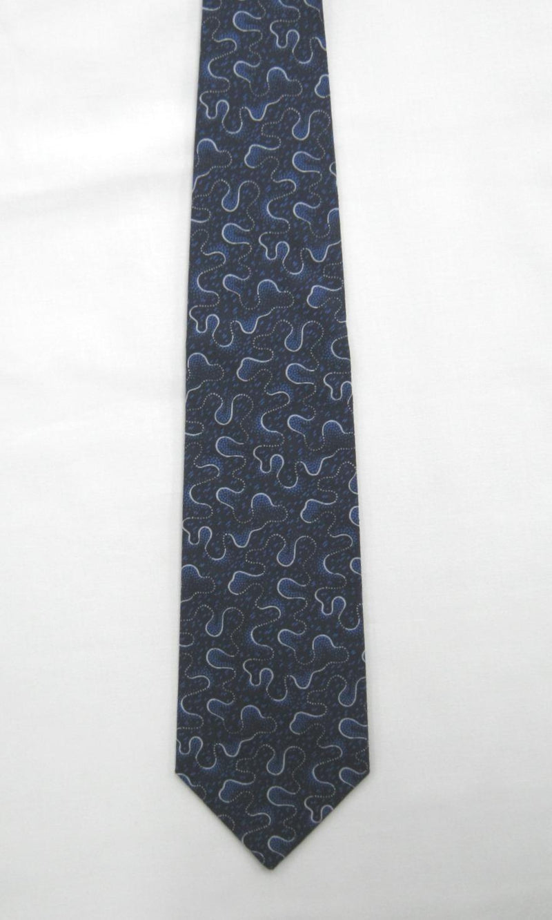 Tie - Blue Squiggles Reproduction Print