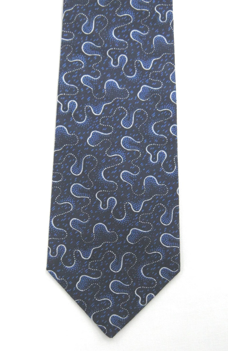 Tie - Blue Squiggles Reproduction Print