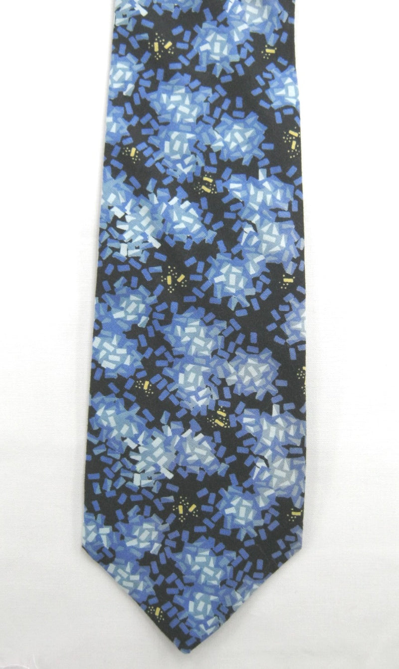 Tie - Blue Geometric Reproduction Print