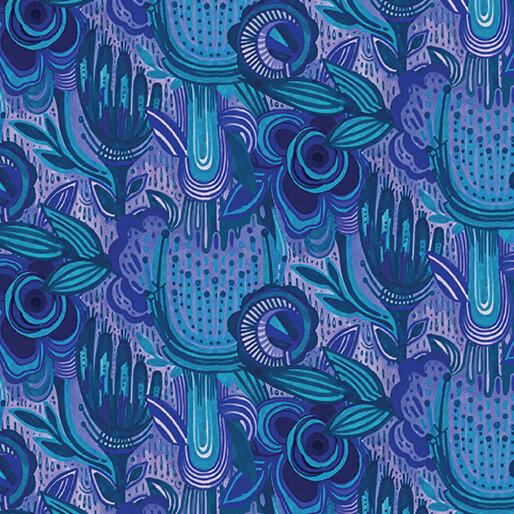 1657685B Teal/Purple Cascade - Gentle Warriors