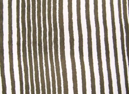 35086.05 Dark Brown/White Stripes - Misty Print