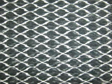 35304.01 Black/White Net - Lia Lace Print