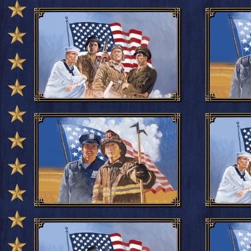 30604P American Heroes Portrait Panel