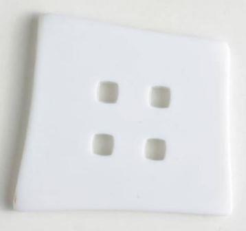 Wonky Square Button 55mm