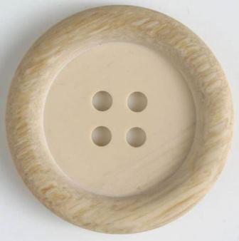 Imitation Pale Wood Button 45mm