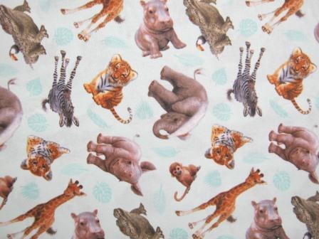 ELS7310-Teal Baby Animals