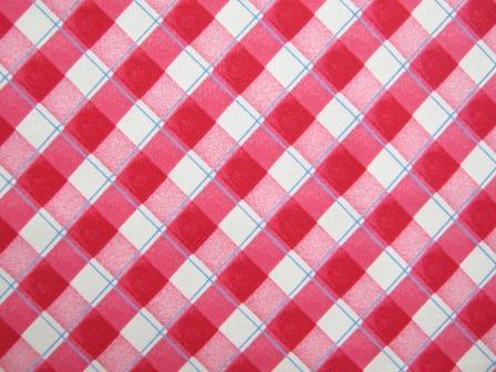 SEF7410-48 Pink Diagonal Plaid - Chicken Club