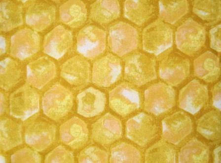 7593.Yellow Honeycombs