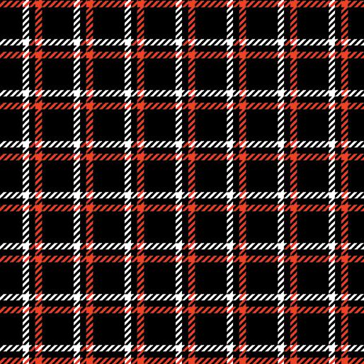 0776599B Blk/Red Patch Plaid - Bernina Exclusive Prints