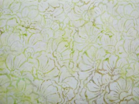 TONGA.B3848 Citron Packed Flowers Batik