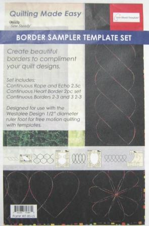 Westalee Border Sampler Template Set - Low Shank – Eddie's Quilting Bee
