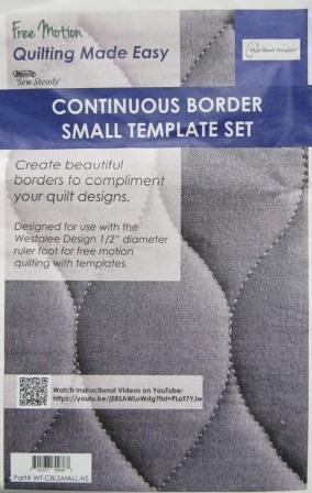 Westalee Continuous Borders Small Template Set - High Shank