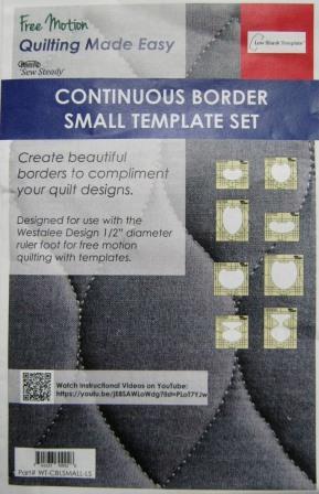 Westalee Continuous Borders Small Template Set - Low Shank