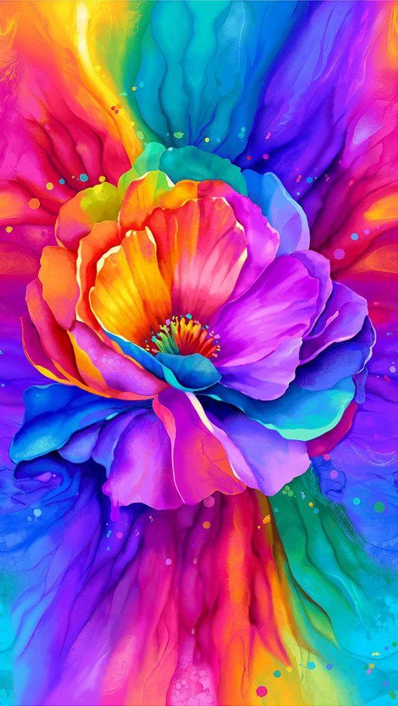 CD3815 Flower Panel 24" - Petal Power