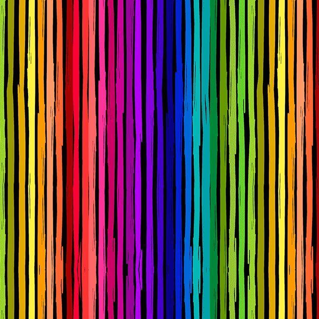 CD3825 Multi Stripes - Petal Power