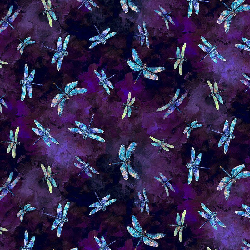 CD3895-Purple Flying Drafonflies - Dragonfly Mist