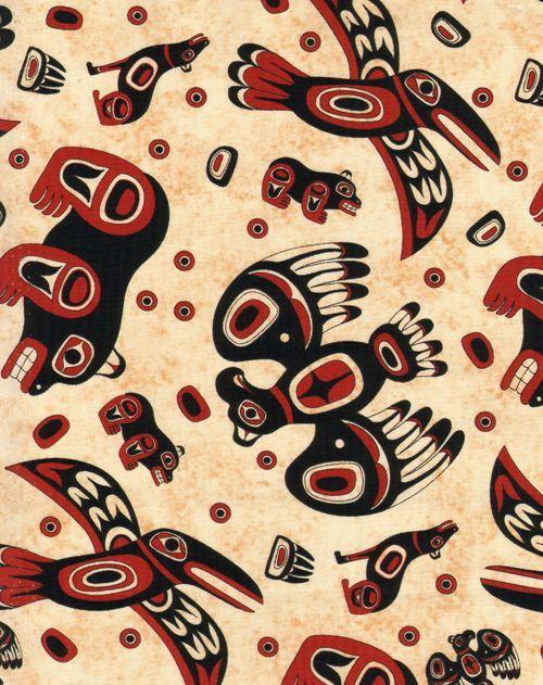 CD9401-Tan Totem Toss Animals - Northwest Favorites