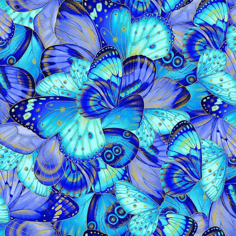 CM3795 Multi Butterflies Wings Metallic - Escapade