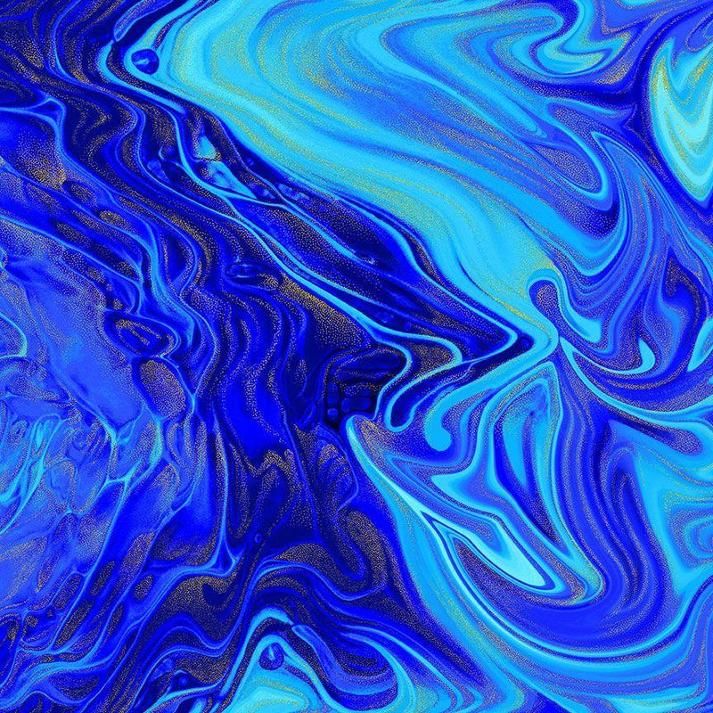 CM3798 Navy Metallic Marble - Escapade