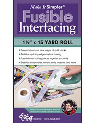 Fusible Interfacing 1 1/2" x 15yd