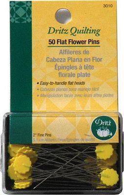 Dritz Yellow Flower Head Pins