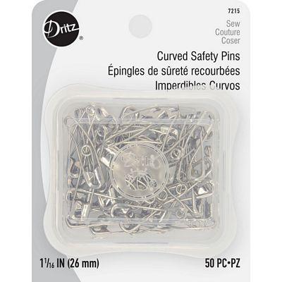 7215 Curved Safety Pins sz 1 50ct