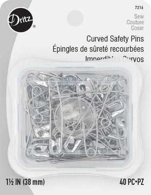 7216 Curved Safety Pins Size 2 40pc