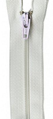 F72-09-1 White 9" Polyester Zipper