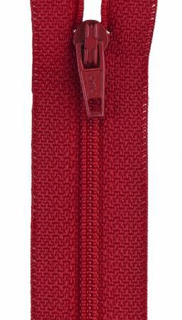 F72-12-128 Red 12" Polyester Zipper