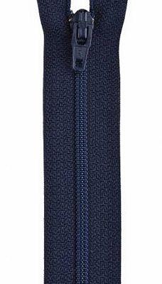 F72-12-13 Navy 12" Polyester Zipper