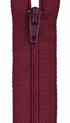 F72-12-39B Barberry Red 12" Polyester Zipper