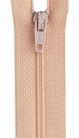 F72-18-161 Peach 18" Polyester Zipper