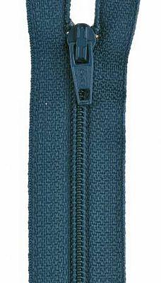 F72-22-279 Dark Teal 22" Polyester Zipper