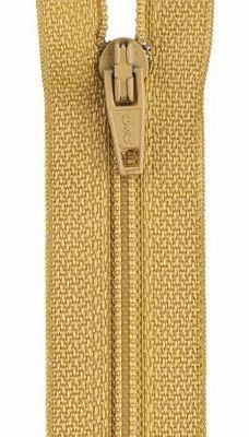 F72-22-83B Temple Gold 22" Polyester Zipper