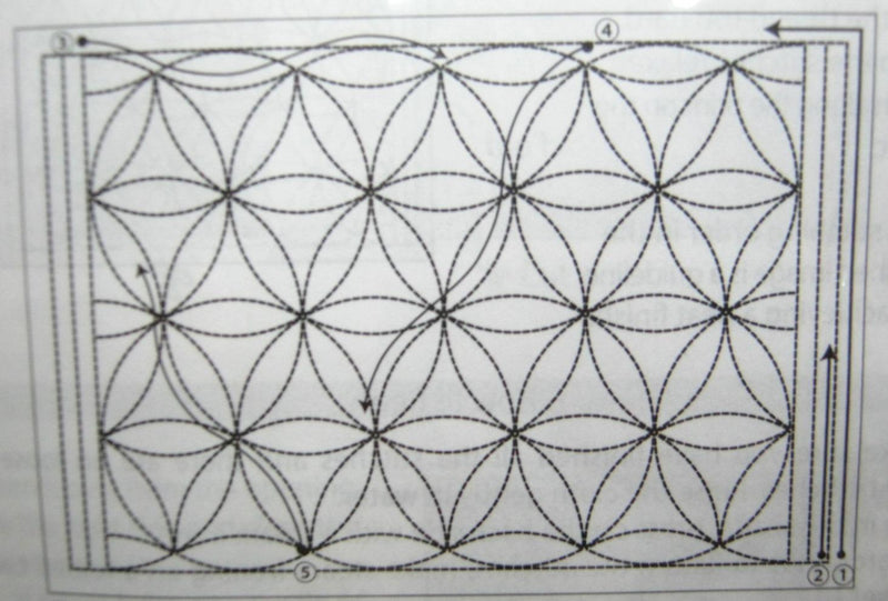 Sashiko Placemat Hana-guruma