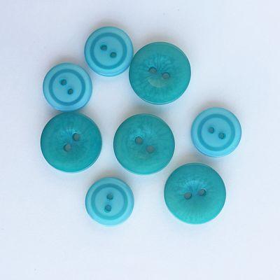 JABC8-10 Teal For Two  Buttons Snack Pack