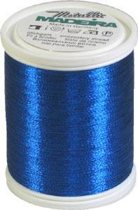 Madeira Smooth Metallic 40wt 1000m/1100yd - Cobalt