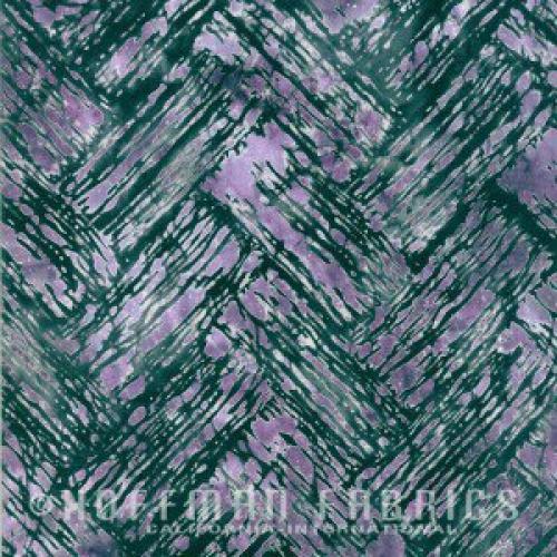 N2804.236 Tanzanite Brushstroke Chevron Batik