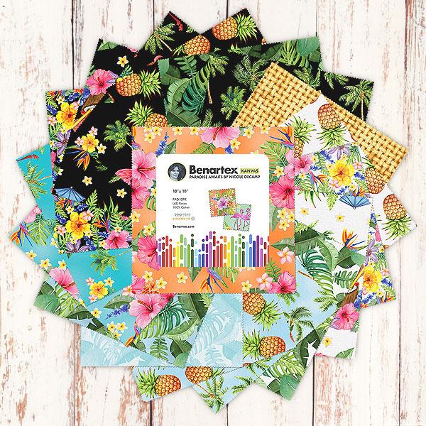 Paradise Awaits 10x10 Squares