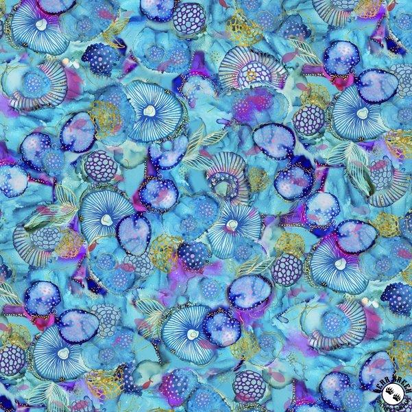 5942MU Sea Life Allover - Painted Sea
