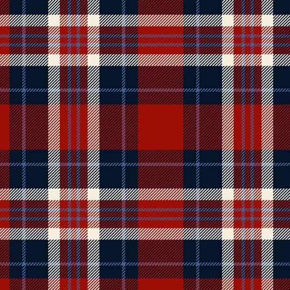 R091417 Navy Americana - Primo Plaid Flannel