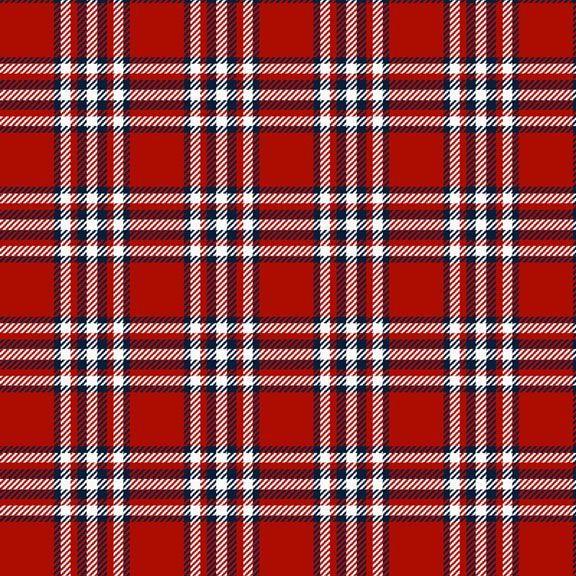 R091418 Red Americana - Primo Plaid Flannel