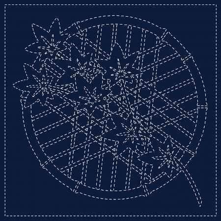 Sashiko Cloth - Momiji