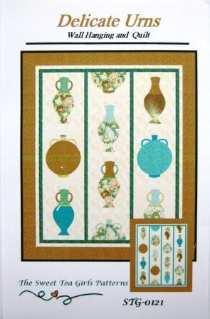 Delicate Urns Wall Hanging & Quilt Pattern
